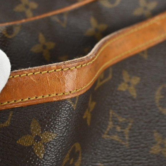 LOUIS VUITTON Jeune Fille PM Shoulder Bag Monogram Leather Brown - Picture 4 of 16